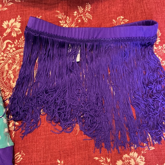 4 piece Weismann MC dance outfit💕little mermaid vibes💕 🧜🏼‍♀️ 💕 teal& purple - Picture 3 of 14